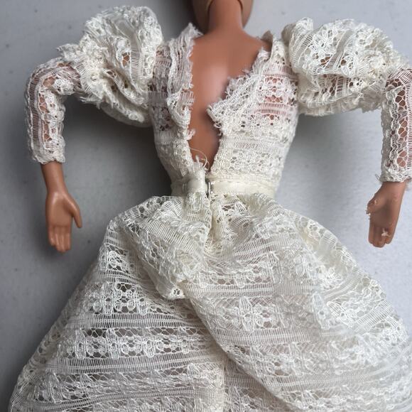 Barbie Beautiful Bride Wedding Dress Superstar Vintage 1977 Mattel #9907 NO Doll - Picture 6 of 16